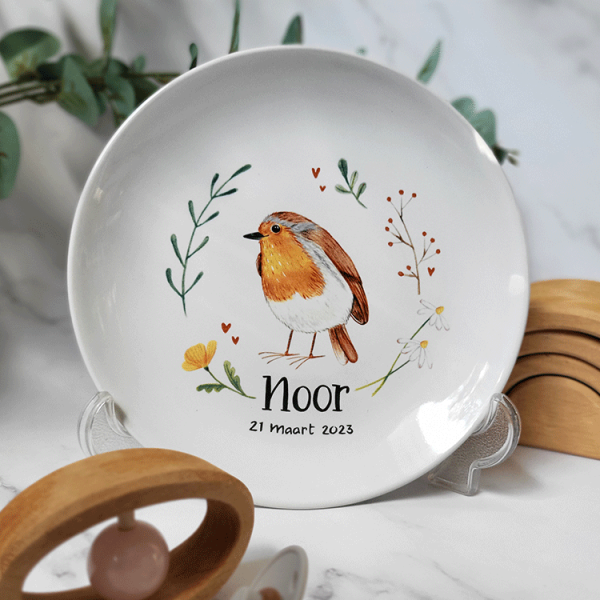 kinderservies-vogel-enkel-bord