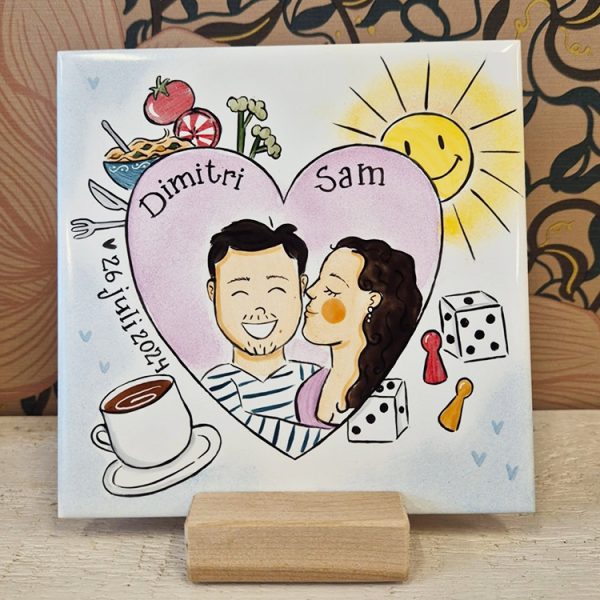 Tegeltje cadeau voor huwelijk