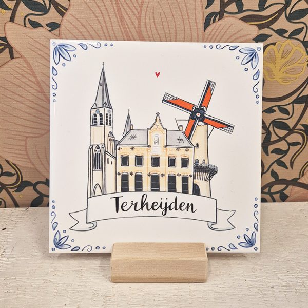 Tegeltje van het dorp Terheijden